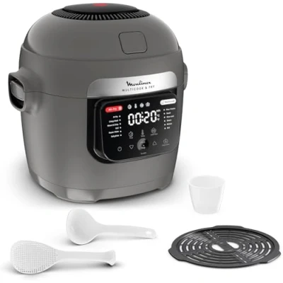 Afbeelding van Moulinex Multicook &amp; Fry MZ730BF0 Multicooker Grijs