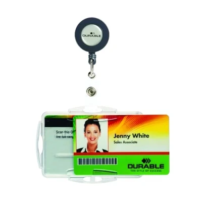 Afbeelding van Durable 821919 Pashouder jojo, clip, drukknopkoord 10 stuk(s)