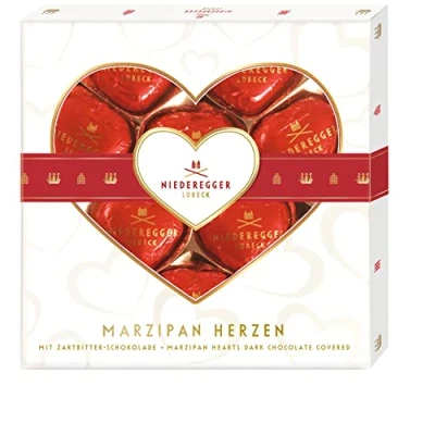 Afbeelding van Niederegger Marsepein hart, 125 g