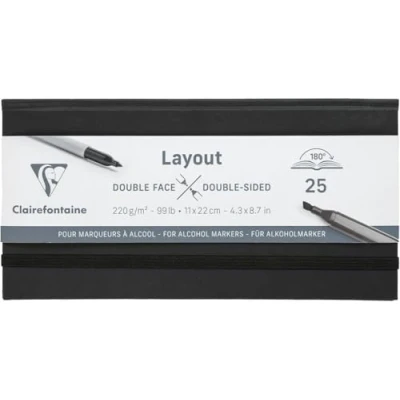 Afbeelding van Layout book voor alcoholmarkers 11 x 22 cm 220 gr