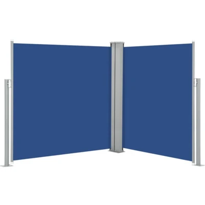 Afbeelding van Windscherm uittrekbaar 140x600 cm blauw
