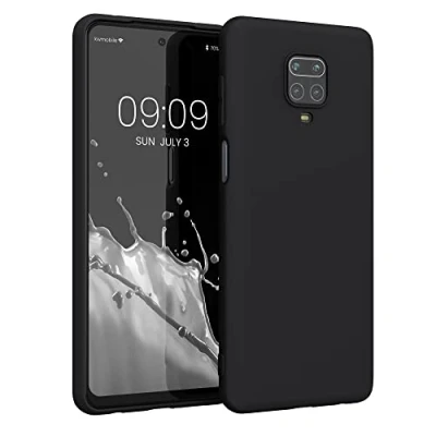 Afbeelding van kwmobile telefoonhoesje geschikt voor Xiaomi Redmi Note 9S / 9 Pro Max Hoesje smartphone Back cover in mat zwart