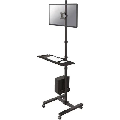 Afbeelding van Neomounts FPMA MOBILE1700 PC/monitor trolley 1 stuks 25,4 cm (10) 81,3 (32) Zwart Zwenkbaar, Roteerbaar, Kantelbaar