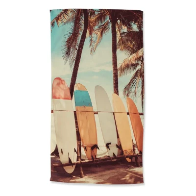 Afbeelding van Good Morning Strandlaken &quot;surfboard&quot; Multi (100x180 cm) Microfiber