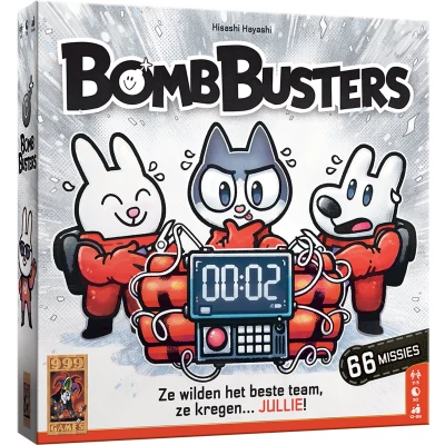 Afbeelding van 999 Games Bomb Busters Bordspel Coöperatief deductiespel