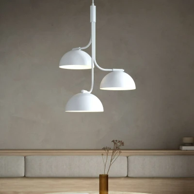 Afbeelding van Hanglamp Tullio, 3 lamps, wit