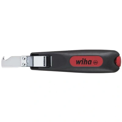 Afbeelding van WIHA Z72000406 ontmantelingsgereedschap Professional electric met zelfdraaiend sleepmes voor ronde kabel type 004 4,0 28 44618