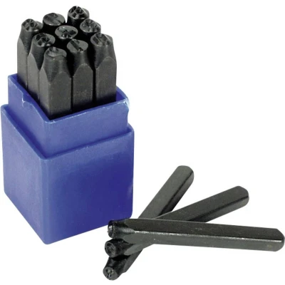 Afbeelding van Brüder Mannesmann M 245 06 9 delig Slagcijferset Lettergrootte: 6 mm