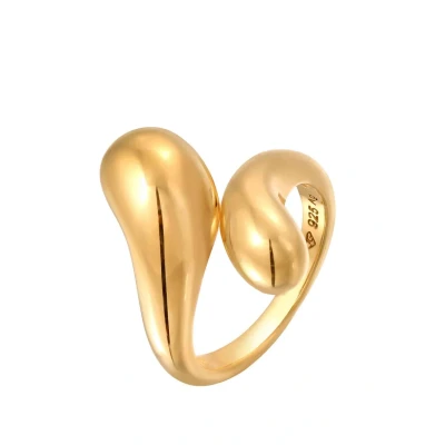 Afbeelding van Elli Wickel Tropfen Ring, Dames, Maat: 54, Gold