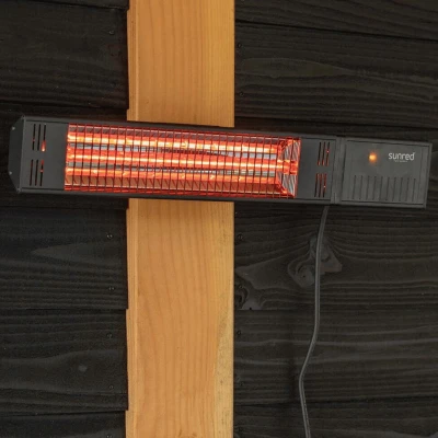 Afbeelding van Sunred Heater Fortuna Ultra Wall Black 1500 Watt