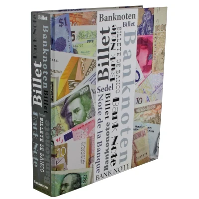 Afbeelding van Safe Safe, FC, Album (4 rings) geschikt voor Bankbiljetten incl. 20 bladen Designprint afm: 290x325x60 mm. per st.