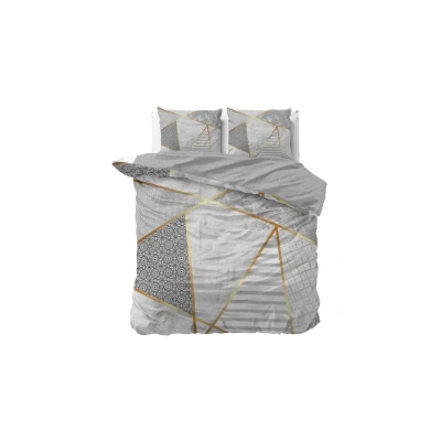 Afbeelding van Sleeptime dekbedovertrek Graphic Wit 240 x 200/220 cm