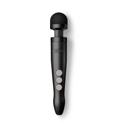 Afbeelding van DOXY DIE CAST 3R Rechargable Wand Massager Matt Black GRATIS TOY bij iedere bestelling v.a. 40,