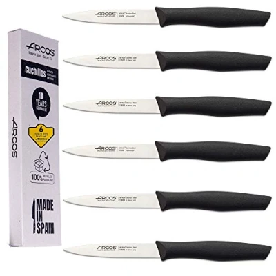 Afbeelding van Arcos Professionele universele keukenmessenset, zwart, 6 stuks