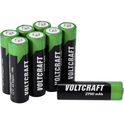 Afbeelding van VOLTCRAFT VC 16044360 Oplaadbare AA batterij (penlite) NiMH 2750 mAh 1.2 V 8 stuk(s)