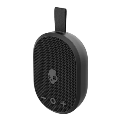 Afbeelding van Skullcandy Ounce+ draadloze draagbare bluetooth luidspreker, IPX7 waterdicht, 16 uur batterijduur, echte stereo, geïntegreerde riem voor reizen en gebruik buitenshuis, zwart