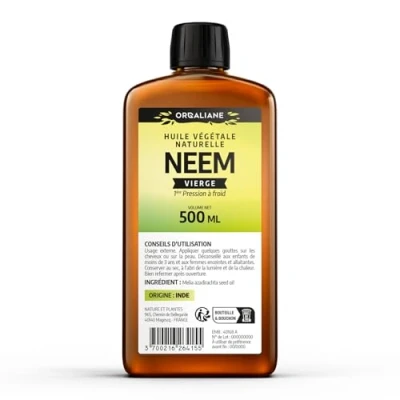Afbeelding van Neemolie 500 ml 100% pure koudgeperste plantaardige olie huis en tuin
