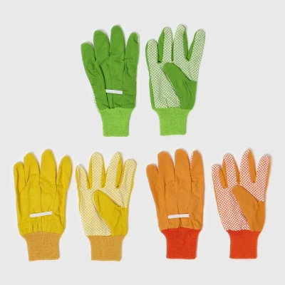 Afbeelding van Homescapes Tuinhandschoenen voor hem en haar kleurrijke set van 3