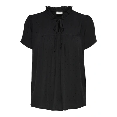 Afbeelding van JDY blouse met strik black maat 36