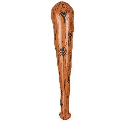 Afbeelding van Holbewoner verkleed accessoires wapens knuppel opblaasbaar 90 cm volwassenen