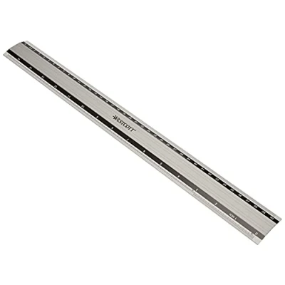 Afbeelding van Westcott liniaal 40 cm / 16 inch aluminium met anti slip AC E10192