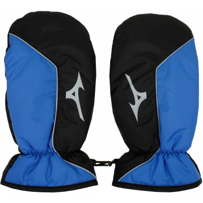 Afbeelding van Mizuno RB Winter Mitten Zwart / Blauw Dames/Heren Maat One Size