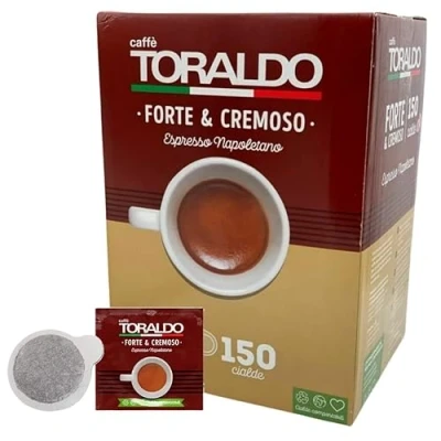Afbeelding van Caffè TORALDO MISCELA FORTE &amp; CREMOSO 150 Pads ESE44, 7,2 g