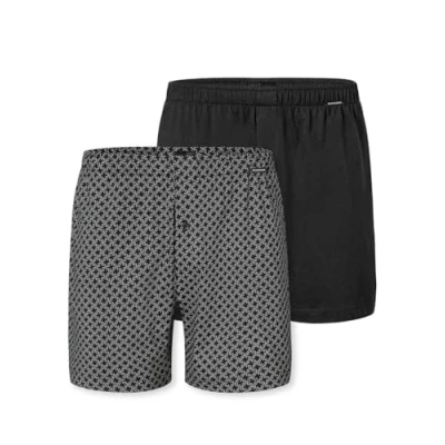 Image de Schiesser 2_182427 Lot de 2 boxers en jersey coton doux pour homme Taille 14, Assortis 2_182427, 10