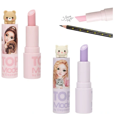 Afbeelding van Depesche TOPModel lippenstiftgum met topper 1 stuk