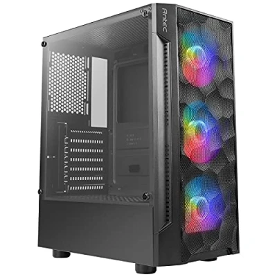 Image de Antec NX Series NX260 Mid tower ATX panneau latéral fenêtré (verre trempé) pas d&#039;alimentation USB/Audio