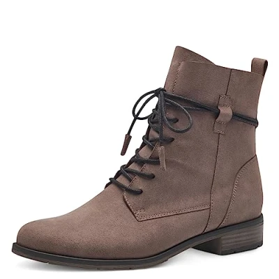 Afbeelding van Marco Tozzi dames 2 25112 41 veterlaarzen dames, Pepper