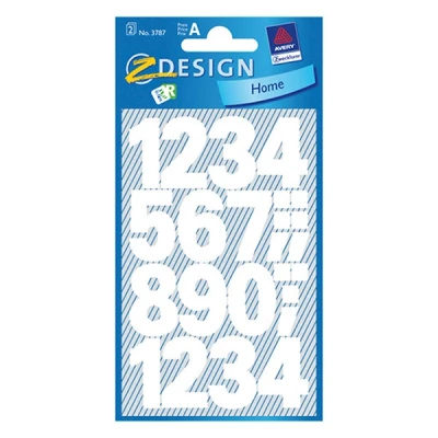 Image de Avery zweckform etiquette numériques z design, blanc 3787