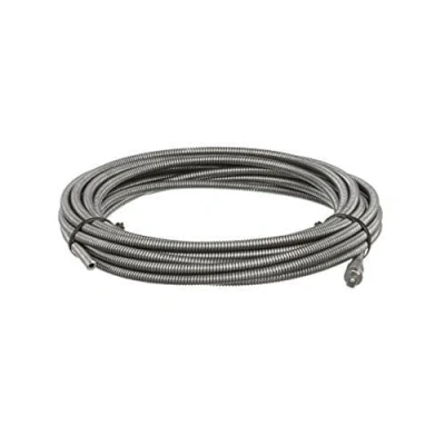 Afbeelding van RIDGID 62260 Model C6 Gootsteen Kabel met Mannelijke Koppeling voor K45 Machine en K 50 Sectional Machine, 10mm x 10.7m