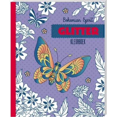Afbeelding van Kleurboek Interstat Glitter Bohemian spirit