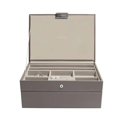 Afbeelding van Stackers Mink Classic Set van 2 juwelendoosjes