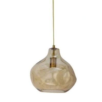 Afbeelding van Bloomingville Azizi Hanglamp Bruin Glas