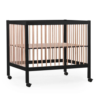 Afbeelding van Childhome Collections Park + Wielen Black/Naturel