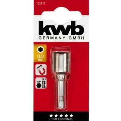 Afbeelding van kwb 102711 Dopsleutelinzetstuk 11 mm 1 stuks Zeskant