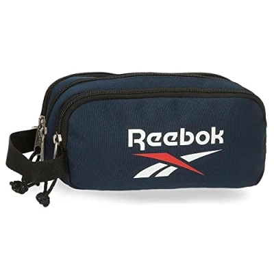 Afbeelding van Reebok Boston Pennenetui, 3 voudig, Blauw, 22 x 10 9 cm, polyester, Drievoudig etui, etui