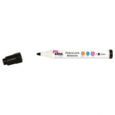 Afbeelding van Kreul, Marker, PorseleinPen gemakkelijk (Zwart, 3 mm, 1 x)
