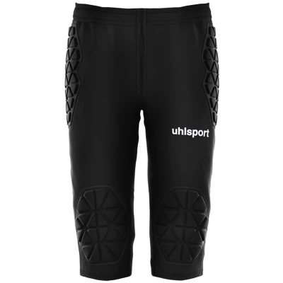 Afbeelding van uhlsport 3/4 sportbroek, Heren, Maat: Small, Schwarz