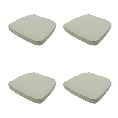 Afbeelding van Madison Wickerkussen 48x48 Beige Recycled Canvas 4 Stuks