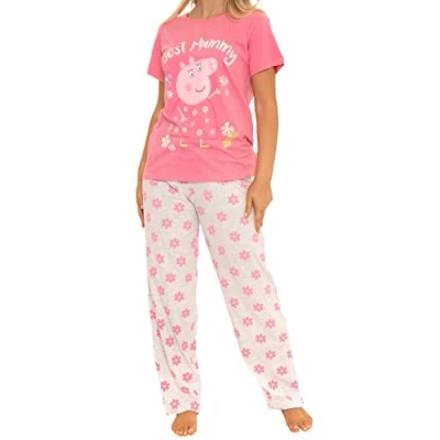 Afbeelding van Peppa Pig Mummy pyjamaset voor dames, Roze