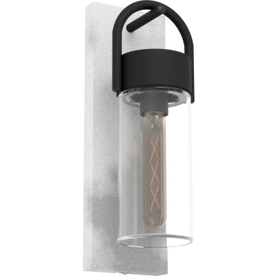 Afbeelding van Eglo Wandlamp Carraro Buitenverlichting Zwart Grijs