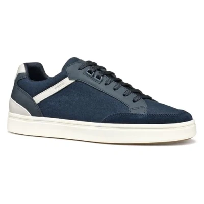 Afbeelding van Geox Sneakers laag, Heren, Maat: 45, Navy Kunststof/ textiel