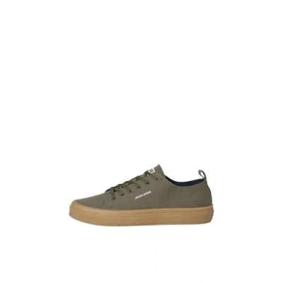 Afbeelding van Jack &amp; Jones Jfwbayswater Sneakers laag, Heren, Maat: 44, Olive night detail:gum sole Katoen