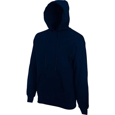 Afbeelding van Fruit of the Loom Hoody S M L XL 2XL 3XL 4XL 5XL ook meerdere kleurensets, Donkerblauw
