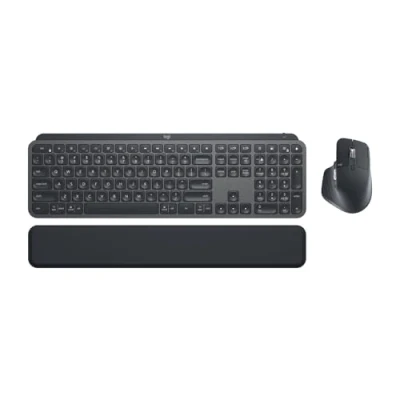Image de Logitech MX Keys Combo for Business Ensemble clavier et souris rétroéclairé sans fil Bluetooth LE QWERTZ Allemand graphite