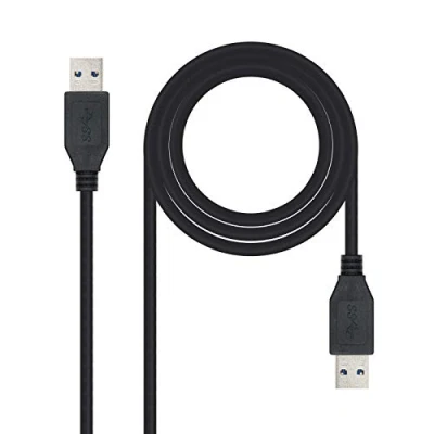 Image de Nano Cable 10.01.1001 BK Câble USB 3.0, mâle mâle, Noir, 1mts