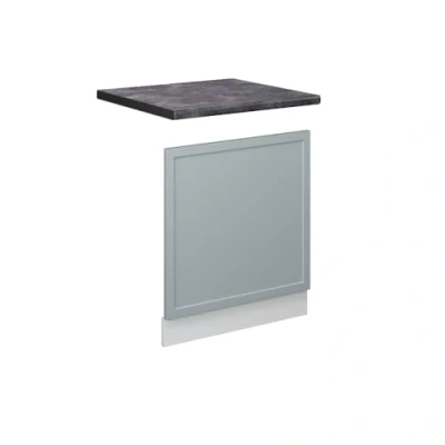 Afbeelding van Vicco Fame Line frontpaneel lichtblauw/grijs 60 cm AP antraciet